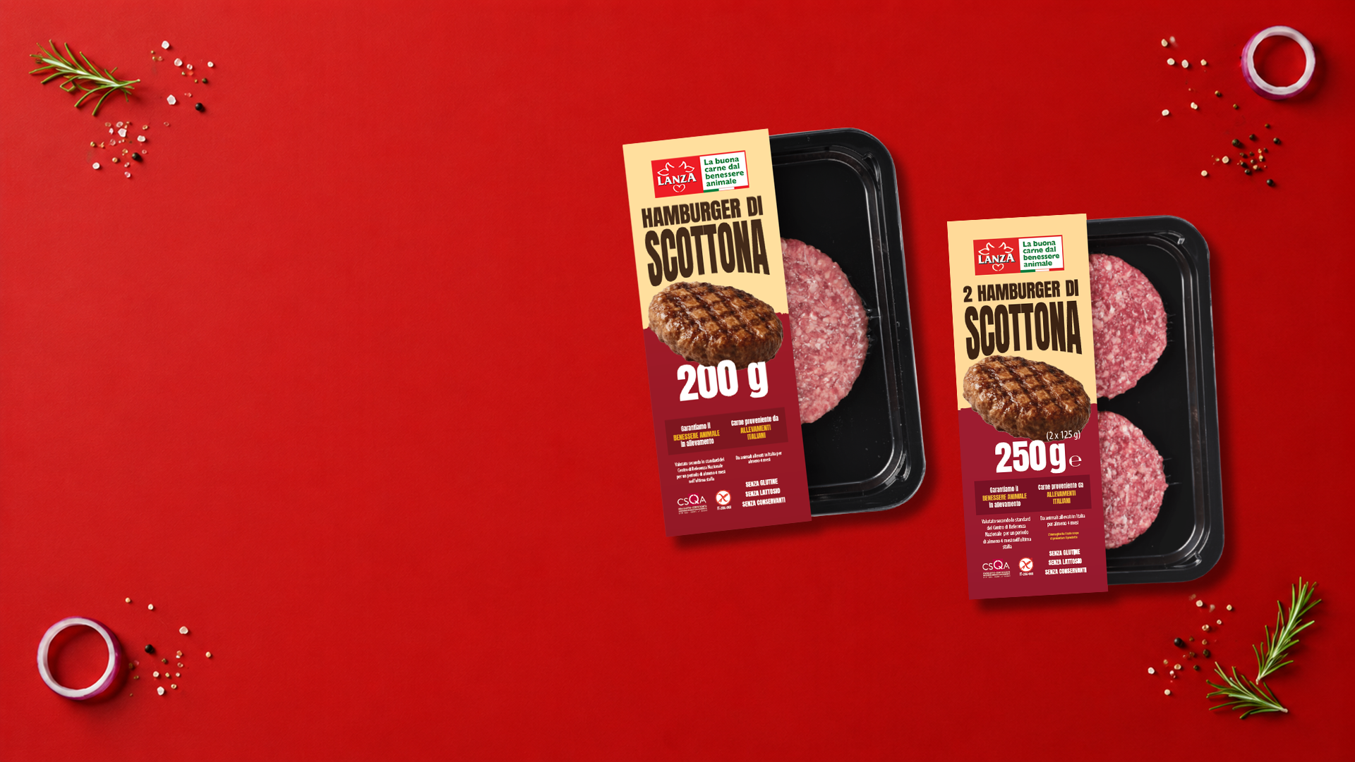 La buona carne dal benessere animale — Hamburger di Scottona Lanza